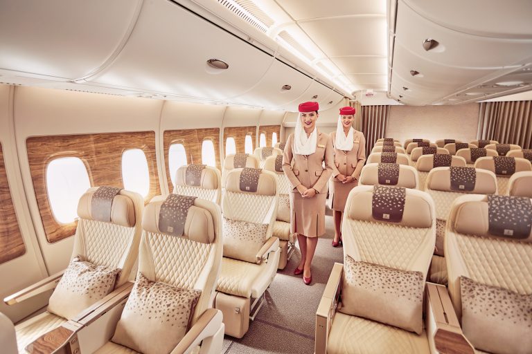 Ontdek Emirates Premium Economy op vluchten tussen Dubai en Brussel